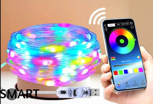 LUCES SMART NAVIDAD RGB USB